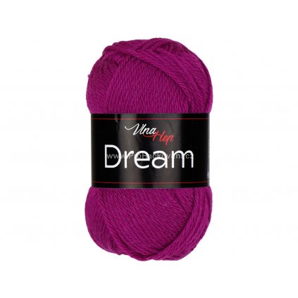 příze Dream 6417 purpurová