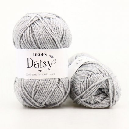 Drops Daisy mix 04 světle šedá