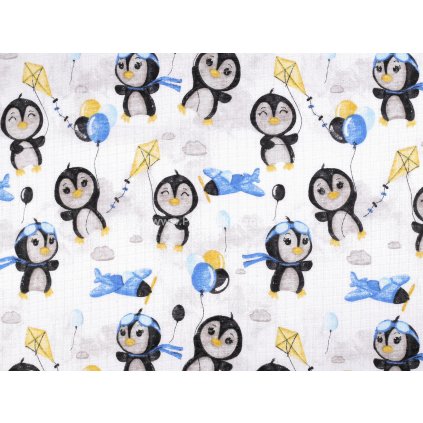 Plenkovina tučňák s modrou