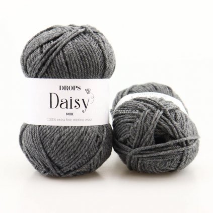 Drops Daisy mix 05 šedá