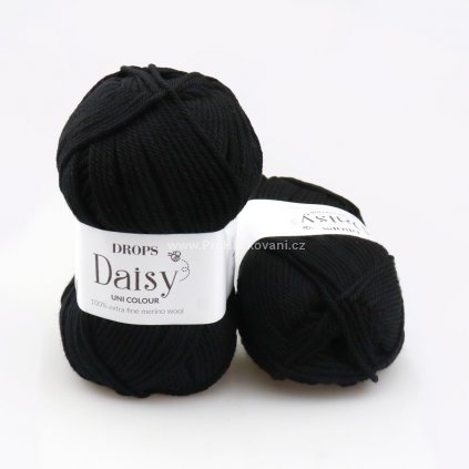 Drops Daisy uni 03 černá