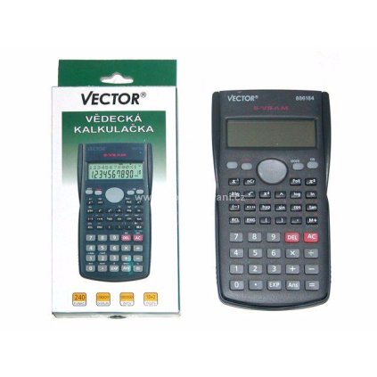 Kalkulačka Vector 16x8 cm