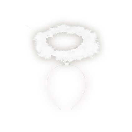 Andělská svatozář s peřím