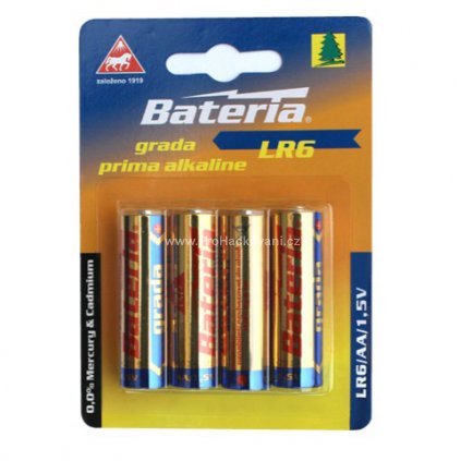 Baterie AA Grada prima alkaline LR6, 4 ks