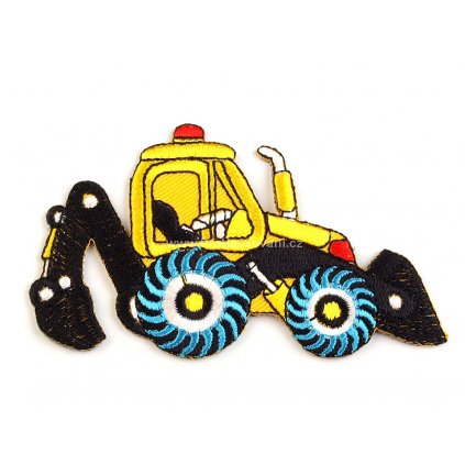 Nažehlovačka žlutý traktor