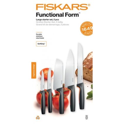 Sada 5 nožů nožů Fiskars Functional Form