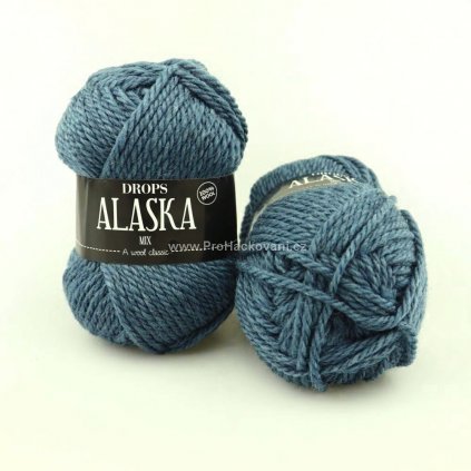 Drops Alaska UNI 57 džínová modrá