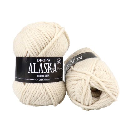 Drops Alaska UNI 69 bílá káva