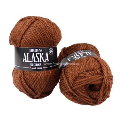 Drops Alaska UNI 70 čokoládová