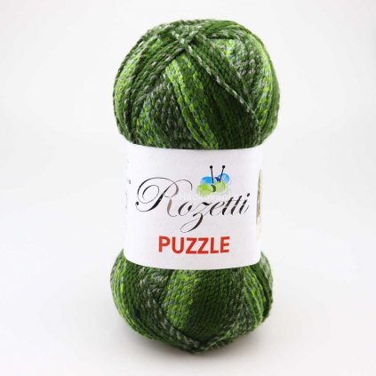 Puzzle 233-27 odstíny zelené