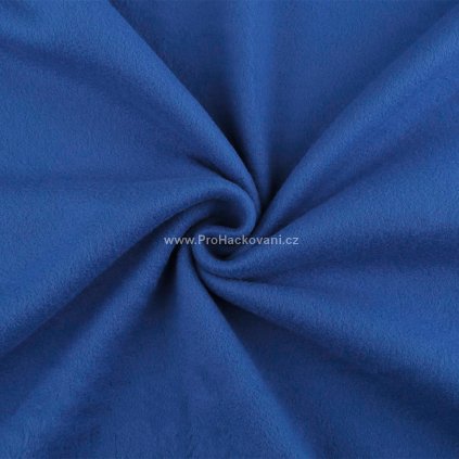 Polar fleece modrý