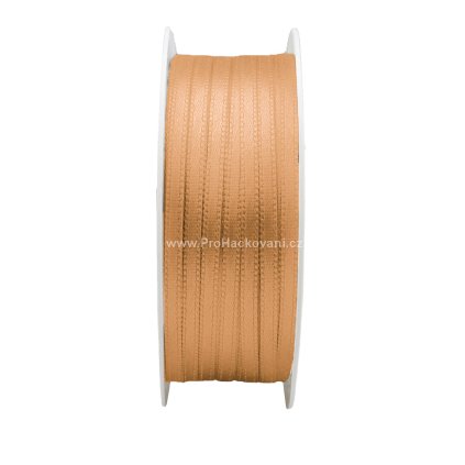 Atlasová stuha 3 mm 108742 karamel 20 m