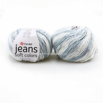 Jeans Soft Colors 6208 krémová, šedá