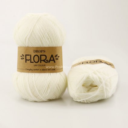 Flora UNI 02 bílá