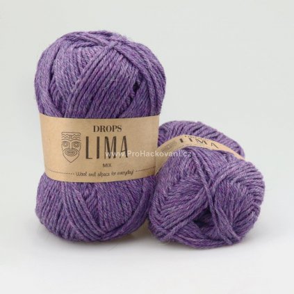 Drops Lima MIX 4434 purpurová/fialová