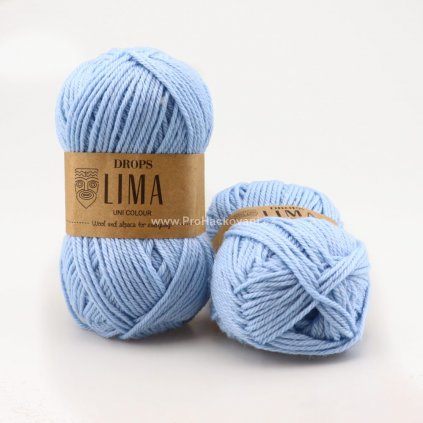Drops Lima UNI 9027 blankytná modrá