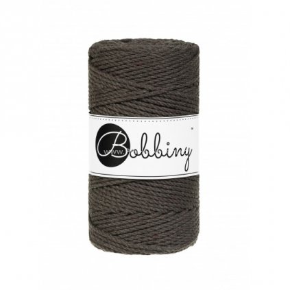 Bobbiny 3PLY Macrame Regular 3 mm espresso (Espresso)