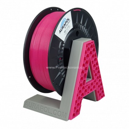 AURAPOL PLA 3D Filament Růžový vesmír 1 kg 1,75 mm