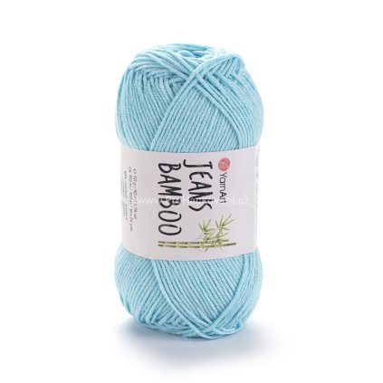 Jeans Bamboo 119 světlý tyrkys