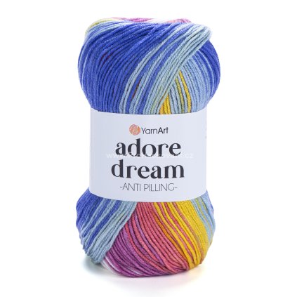 Adore Dream 1072 modrá, zlatožlutá, fialová
