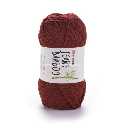 Jeans Bamboo 143 cihlová