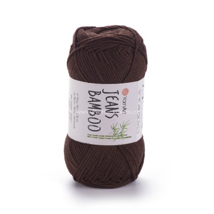 Jeans Bamboo 134 tmavě hnědá
