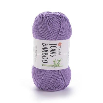 Jeans Bamboo 116 levandulová