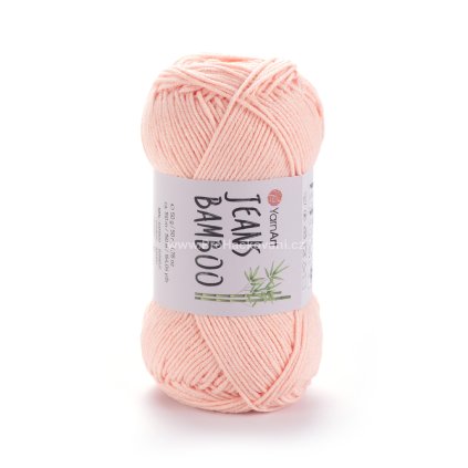 Jeans Bamboo 111 jemná lososová