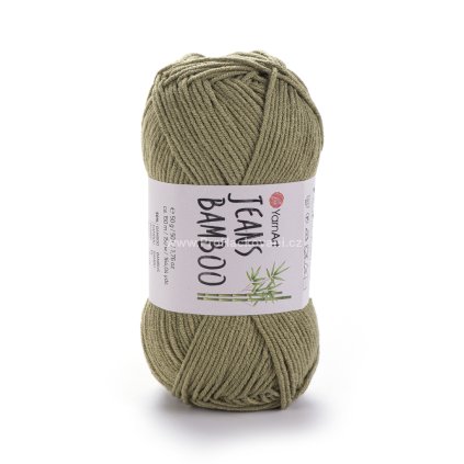 Jeans Bamboo 132 olivová