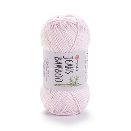 Jeans Bamboo 108  jemná světle růžová