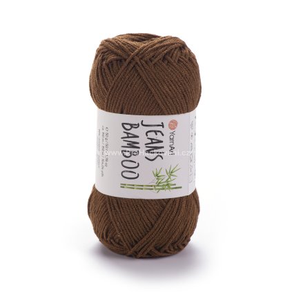 Jeans Bamboo 133 hnědá