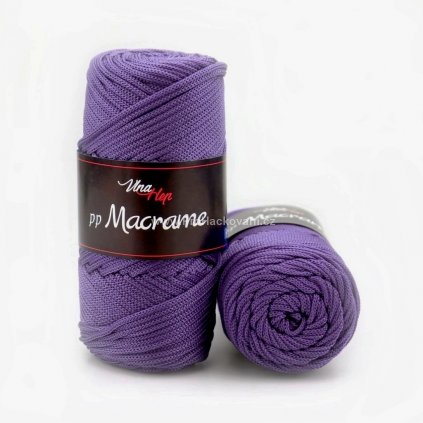 pp Macrame 4071 tmavě fialová