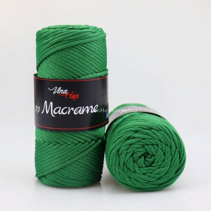 pp Macrame 4135 trávově zelená