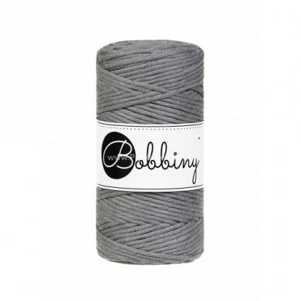 Bobbiny Macrame Cord 3 mm Kamenná šedá (Stone Grey)