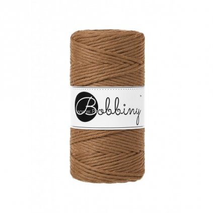 Bobbiny Macrame Cord 3 mm Karamel (Caramel)