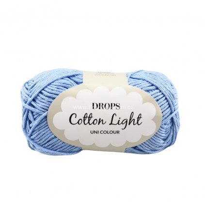 Drops Cotton Light 46 blankytná modrá