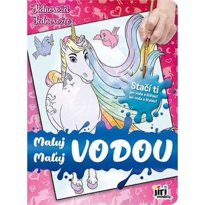 Omalovánky Maluj vodou, jednorožci