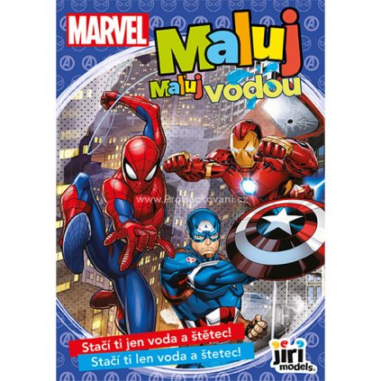 Maluj vodou A5, Marvel