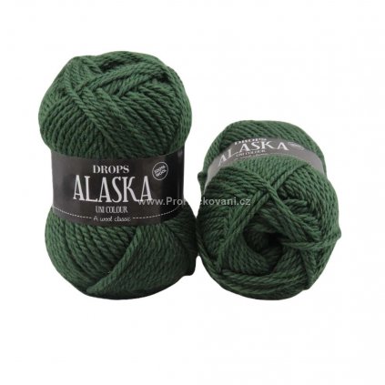Drops Alaska UNI 74 tmavý břečťan