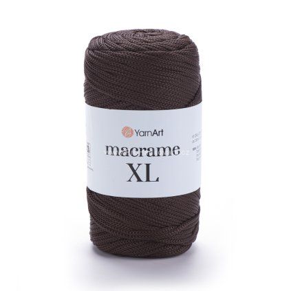 Macrame XL 157 tmavě hnědá