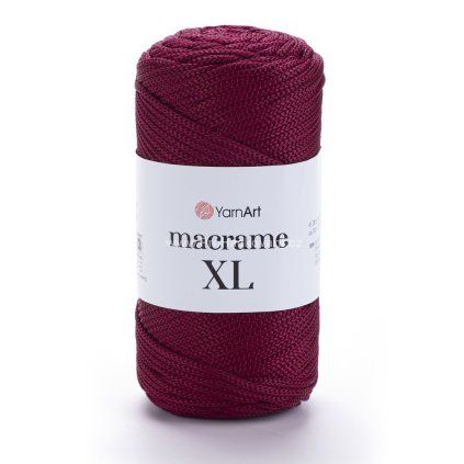 Macrame XL 145 burgundy