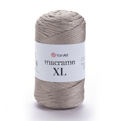 Macrame XL 156 šedobéžová