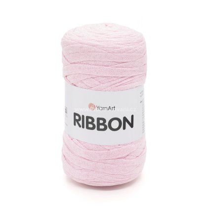 Ribbon Yarn Art světle růžový