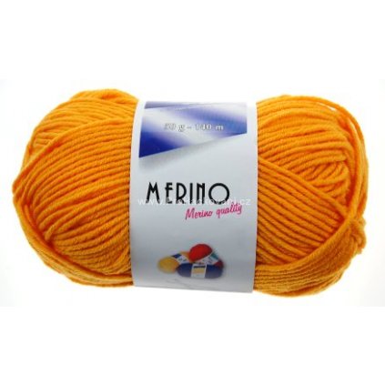 příze Merino 14771 oranžovožlutá