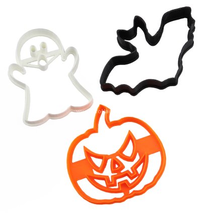 Sada vykrajovátek HALLOWEEN dýně, duch netopýr