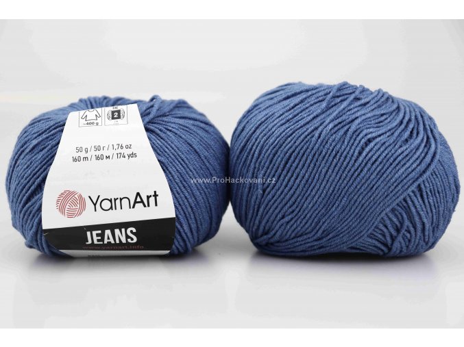 příze YarnArt Jeans 16 modrá