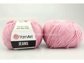 příze YarnArt Jeans 36 růžová