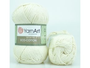příze Eco Cotton 762 krémová