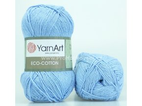 příze Eco Cotton 770 světle modrá