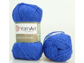 příze Eco Cotton 774 modrá